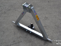 Dieplader / Aanhanger Qmac Q-Trekhaak tractor CAT2 / trekbok