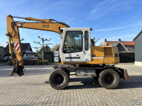 Graafmachine Liebherr A312 Hydr-Snelwissel, Kantelstuk.