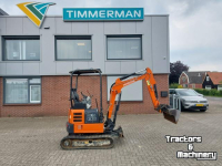 Bandenkraan / Graafmachine op wielen Hitachi 19U