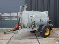 Mesttank Welgro 3500 liter vacuumtank waterwagen mesttank giertank slanghaspel