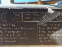Heggenschaar / Heggensnoeier Becx Heggensnoeier