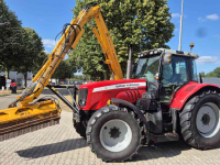 Tractor / Trekker Massey Ferguson 6475 Dyna-6 met Herder MBK513LS met klepelmaaier