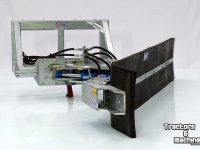 Overige stal- en melkmachines en toebehoren Qmac Schuifbalk met rubbermat 400mm met Schaffer aanbouw