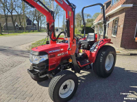 Compact tractor Mitsubishi MT36 4WD HST minitrekker met voorlader. Slechts 82 uur!