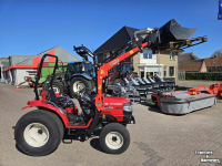 Compact tractor Mitsubishi MT36 4WD HST minitrekker met voorlader. Slechts 82 uur!