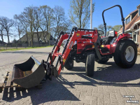 Compact tractor Mitsubishi MT36 4WD HST minitrekker met voorlader. Slechts 82 uur!