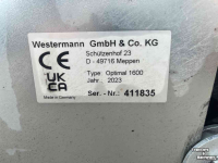 Veegmachine Westermann Optimal 1600 Veegmachine