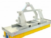 Veegmachine Qmac Blokbezem adapter met Euro en 3punt