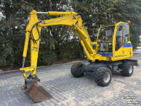 Graafmachine  Wacker neuson 6502 mobiele kraan