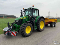 Tractor / Trekker John Deere 6120M Tractor 130 Pk + Gronddumper Tandemasser