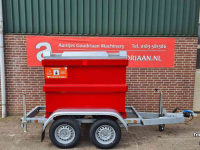 Overige landbouwtransportmachines en toebehoren  Snelverkeer tankwagen geremd - IBC op tandemas