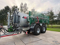 Mesttank Agrimat Agrimat 21 m3 vacuumtank +vogelzang 24 meter boom NIEUW STAAT