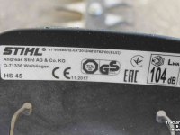 Heggenschaar / Heggensnoeier Stihl HS45 heggenschaar heggenknipper heggensnoeier hegschaar benzine