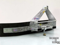 Rubberschuif Qmac Gummischiebers für Hof 2.70 mtr anbau Schlepper Gabelstapler