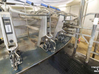 Melkinstallatie DeLaval 40 stands buitenmelker 2012