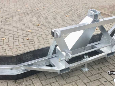 Mestschuif S&S Rubberschuif 255 cm / Modderschuif / Wegenschuif
