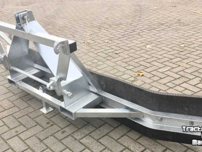 Mestschuif S&S Rubberschuif 255 cm / Modderschuif / Wegenschuif