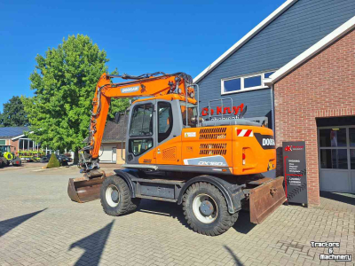 Bandenkraan / Graafmachine op wielen Doosan Develon DX160W-5
