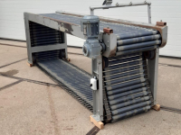 Sorteermachine Grisnich Rollenleestafel 3050x600 ROLLENLEESTAFEL ROLLER INSPECTION BELT ROLLENVERLESETISCH