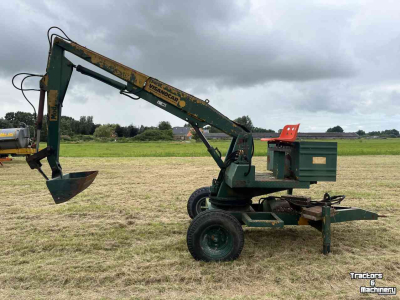 Graafmachine Visanocar Bandenkraan, getrokken kraan, kraan, graafmachine diversen