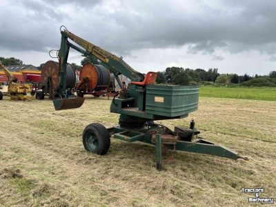 Graafmachine Visanocar Bandenkraan, getrokken kraan, kraan, graafmachine diversen